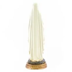 Statua Madonna Di Lourdes In Resina Colorata 30 Cm -Sconto Rosari Fai da Te in Italia 154001067 statua madonna di lourdes in resina colorata 30 cmc 550x550 1