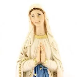 Statua Madonna Di Lourdes In Resina Colorata 28 Cm -Sconto Rosari Fai da Te in Italia 154001081 statua madonna di lourdes in resina colorata 28 cm203 550x550 1