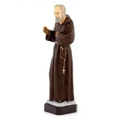 Statua San Pio Da Pietrelcina In Resina Siliconica Colorata 16 Cm -Sconto Rosari Fai da Te in Italia 154001130 statua san pio da pietrelcina in resina siliconica colorata 16 cmc 550x550 1