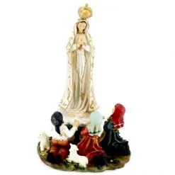 Statua Madonna Di Fatima Con Pastorelli 39 Cm -Sconto Rosari Fai da Te in Italia 154001142 statua madonna di fatima con pastorelli 39 cmf 550x550 1
