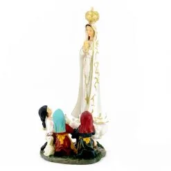 Statua Madonna Di Fatima Con Pastorelli 30 Cm -Sconto Rosari Fai da Te in Italia 154001143 statua madonna di fatima con pastorelli 30 cmb 550x550 1