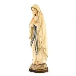 Statua Madonna Di Lourdes In Legno 20 Cm -Sconto Rosari Fai da Te in Italia 154001154 statua madonna di lourdes in legno 20 cmc 550x550 1