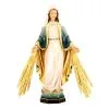 Statua In Legno Madonna Miracolosa Con Raggi 21 Cm
