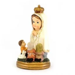 Statua Madonna Di Fatima Con Pastorelli Baby 9 Cm -Sconto Rosari Fai da Te in Italia 154001222 statua madonna di fatima con pastorelli baby 9 cmc 550x550 1