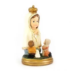 Statua Madonna Di Fatima Con Pastorelli Baby 9 Cm -Sconto Rosari Fai da Te in Italia 154001222 statua madonna di fatima con pastorelli baby 9 cmd 550x550 1