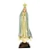 Statua Madonna Di Fatima Dipinta Con Occhi Di Vetro 27 Cm