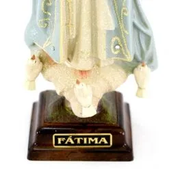 Statua Madonna Di Fatima Dipinta A Mano 27 Cm -Sconto Rosari Fai da Te in Italia 154001228 statua madonna di fatima dipinta a mano 27 cmc 550x550 1