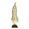 Statua Madonna Di Fatima Dipinta Con Occhi Di Vetro 44 Cm