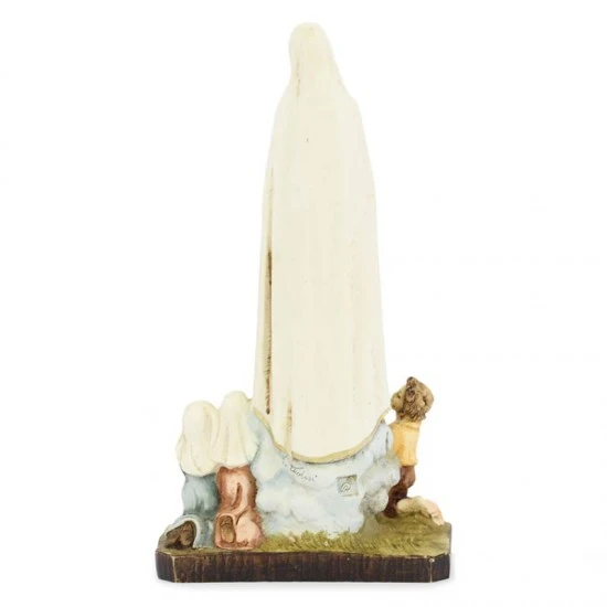 Statua Madonna Di Fatima Con Pastorelli 26 Cm 4 Statua Madonna Di Fatima Con Pastorelli 26 Cm - immagine 4