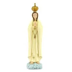 Statua Madonna Di Fatima In Resina Colorata 50 Cm