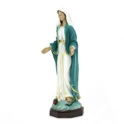 Statua Madonna Miracolosa In Resina 30 Cm -Sconto Rosari Fai da Te in Italia 154001317 statua madonna miracolosa resina colorata 30 cmd 550x550 1
