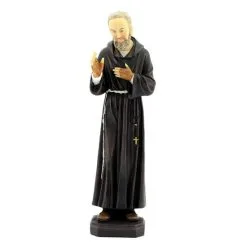 Statua San Pio Da Pietrelcina In Resina Colorata 50 Cm