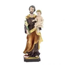 Statua San Giuseppe In Resina Dipinta 70 Cm
