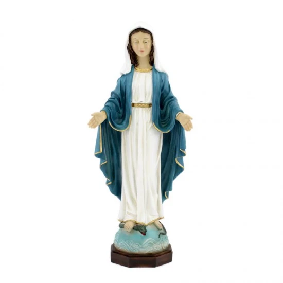 Statua Madonna Miracolosa In Resina Colorata 70 Cm 1 Statua Madonna Miracolosa In Resina Colorata 70 Cm