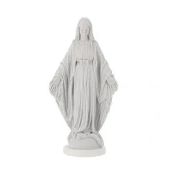 Statua Madonna Miracolosa Bianca 24 Cm