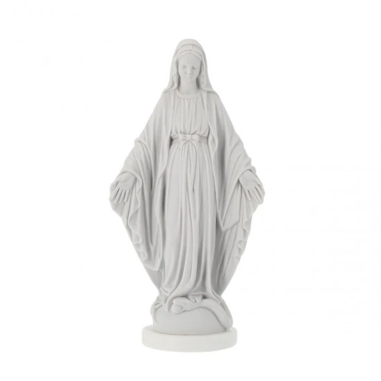 Statua Madonna Miracolosa Bianca 24 Cm 1 Statua Madonna Miracolosa Bianca 24 Cm
