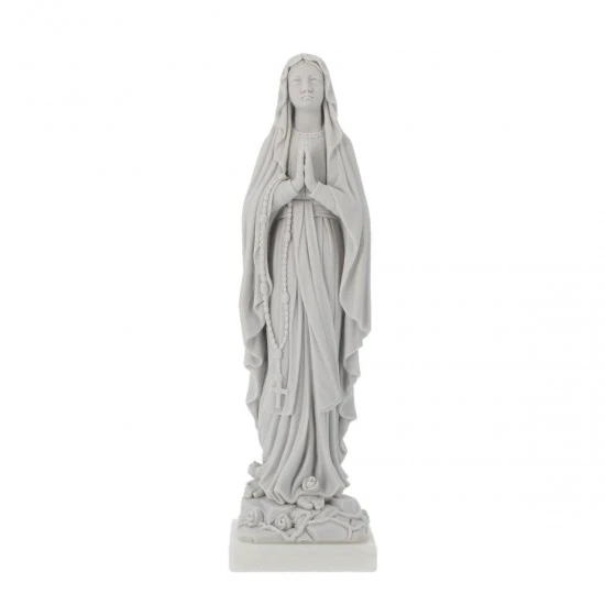 Statua Madonna Di Lourdes Bianca 27 Cm 1 Statua Madonna Di Lourdes Bianca 27 Cm