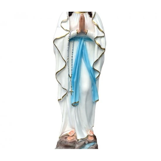 Statua Madonna Di Lourdes In Resina 50 Cm 3 Statua Madonna Di Lourdes In Resina 50 Cm - immagine 3