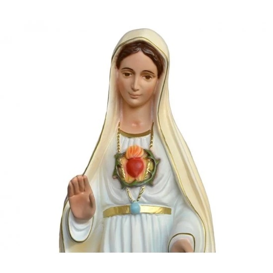 Statua Madonna Di Fatima In Resina 65 Cm 2 Statua Madonna Di Fatima In Resina 65 Cm - immagine 2