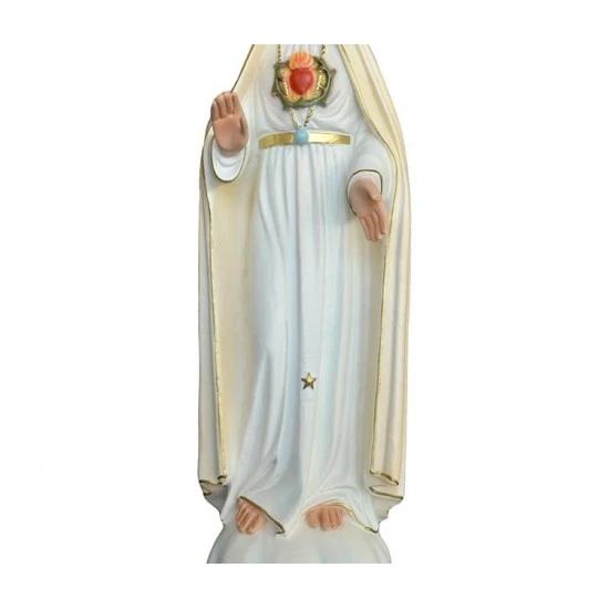 Statua Madonna Di Fatima In Resina 65 Cm 3 Statua Madonna Di Fatima In Resina 65 Cm - immagine 3