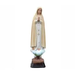Statua Madonna Di Fatima In Resina 35 Cm