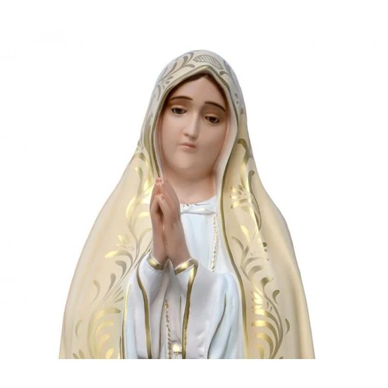 Statua Madonna Di Fatima In Resina 85 Cm 2 Statua Madonna Di Fatima In Resina 85 Cm - immagine 2