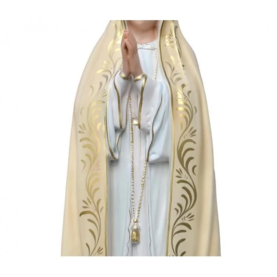 Statua Madonna Di Fatima In Resina 85 Cm 3 Statua Madonna Di Fatima In Resina 85 Cm - immagine 3