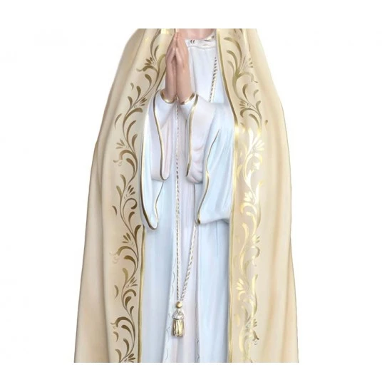 Statua Madonna Di Fatima In Vetroresina 120 Cm 3 Statua Madonna Di Fatima In Vetroresina 120 Cm - immagine 3