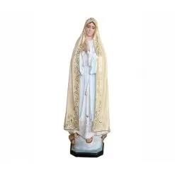 Statua Madonna Di Fatima In Vetroresina 120 Cm