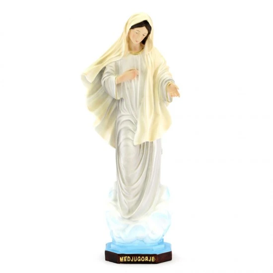 Statua Madonna Medjugorje In Resina 30 Cm 1 Statua Madonna Medjugorje In Resina 30 Cm