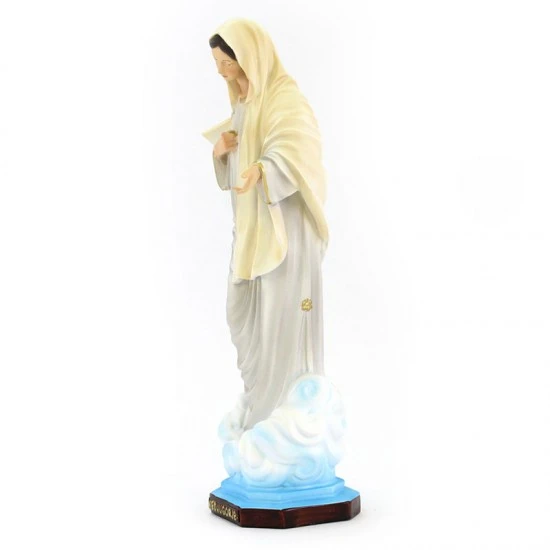 Statua Madonna Medjugorje In Resina 30 Cm 3 Statua Madonna Medjugorje In Resina 30 Cm - immagine 3