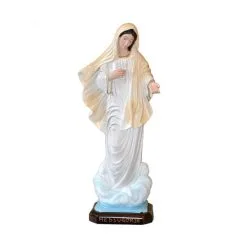 Statua Madonna Medjugorje In Resina 40 Cm