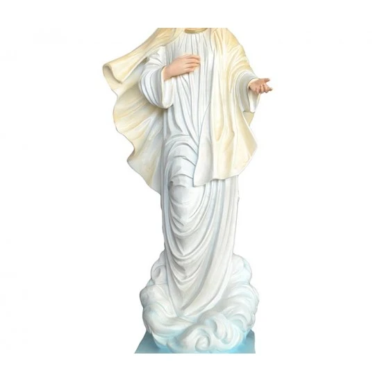 Statua Madonna Medjugorje In Resina 60 Cm 3 Statua Madonna Medjugorje In Resina 60 Cm - immagine 3