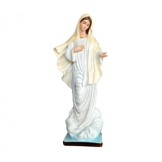 Statua Madonna Medjugorje In Resina 60 Cm 1 Statua Madonna Medjugorje In Resina 60 Cm