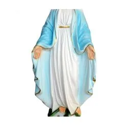 Statua Madonna Miracolosa In Resina Dipinta 35 Cm -Sconto Rosari Fai da Te in Italia 15400213 b statua madonna miracolosa in resina dipinta a mano altezza cm 35 550x550w