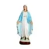 Statua Madonna Miracolosa In Resina Dipinta 35 Cm