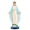 Statua Madonna Miracolosa In Resina Dipinta 42 Cm