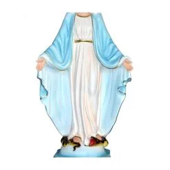 Statua Madonna Miracolosa In Resina 85 Cm -Sconto Rosari Fai da Te in Italia 15400220 c statua madonna miracolosa in resina dipinta a mano altezza cm 85 550x550w