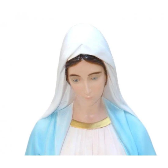 Statua Madonna Miracolosa In Vetroresina 120 Cm 2 Statua Madonna Miracolosa In Vetroresina 120 Cm - immagine 2
