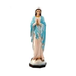 Statua Madonna Miracolosa In Preghiera In Resina 105 Cm