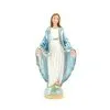 Statua Madonna Miracolosa In Gesso 33 Cm