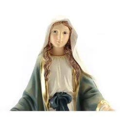 Statua Madonna Miracolosa In Resina Colorata 31 Cm -Sconto Rosari Fai da Te in Italia 15400399 statua madonna miracolosa in resina colorata altezza cm 31d 550x550w