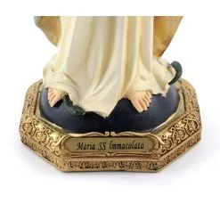 Statua Madonna Miracolosa In Resina Colorata 31 Cm -Sconto Rosari Fai da Te in Italia 15400399 statua madonna miracolosa in resina colorata altezza cm 31e 550x550w
