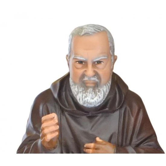 Statua San Padre Pio In Resina 50 Cm 2 Statua San Padre Pio In Resina 50 Cm - immagine 2