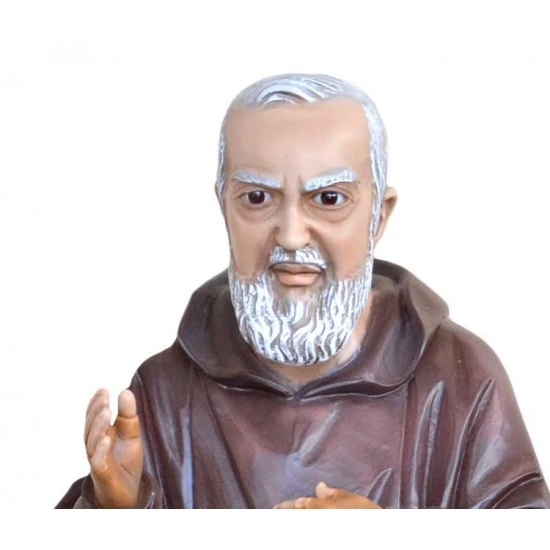 Statua San Padre Pio In Resina 90 Cm 2 Statua San Padre Pio In Resina 90 Cm - immagine 2