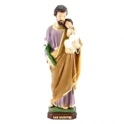 Statua San Giuseppe In Resina 30 Cm
