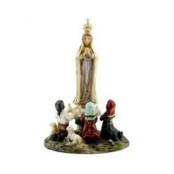 Statua Madonna Di Fatima In Resina 14 Cm
