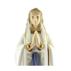 Statua Madonna Di Lourdes In Porcellana 22,5 Cm -Sconto Rosari Fai da Te in Italia 15400574 statua madonna di lourdes in porcellana altezza cm 22 5c 550x550w
