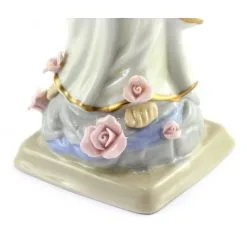 Statua Madonna Di Lourdes In Porcellana 22,5 Cm -Sconto Rosari Fai da Te in Italia 15400574 statua madonna di lourdes in porcellana altezza cm 22 5d 550x550w
