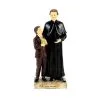 Statua Don Bosco E Domenico Savio In Resina 20 Cm
